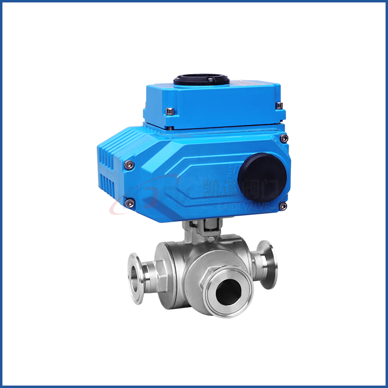 電動三通快裝球閥